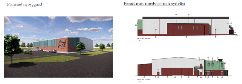 Illustration av idrottshallen