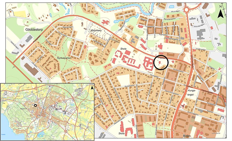 Planområdets lokalisering