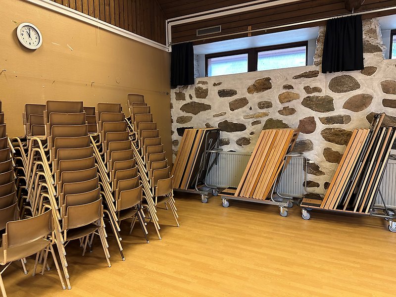 Möbler att tillgå i vagnslidret