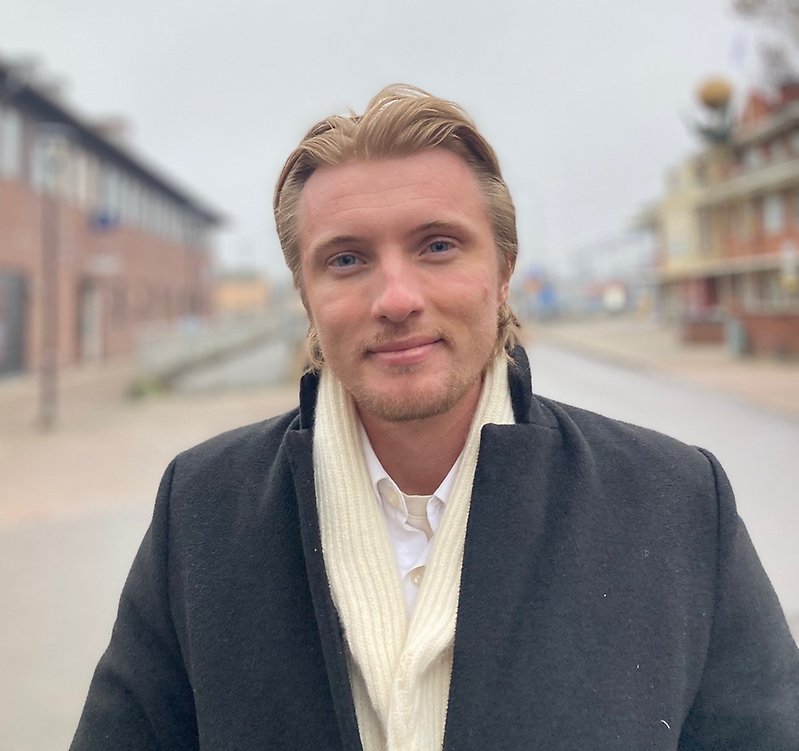 Byggnadsinspektör Noah Olsson.